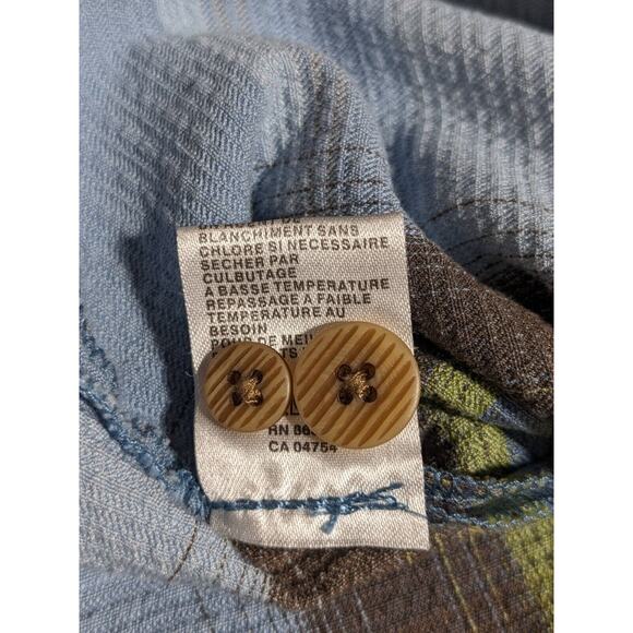 Tommy Bahama‎ Button Up Shirt Men L Blue Pocket Collared Short Sleeve Silk T05 - Picture 9 of 13